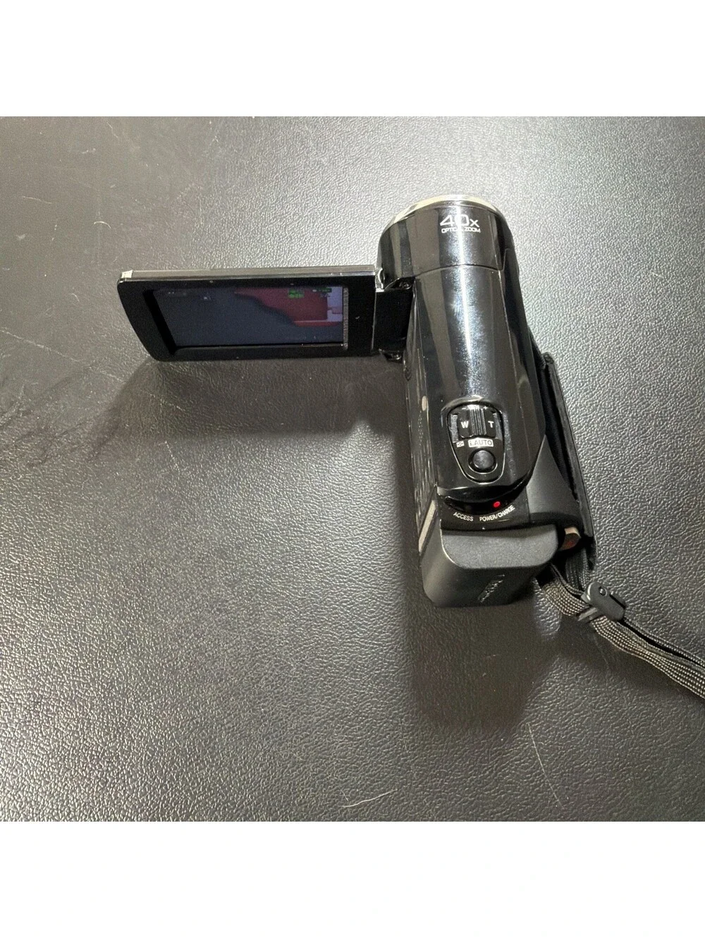 JVC Everio GZ-HM50BU HD Camcorder 40x Optical Zoom 8GB SDXC Tested Working